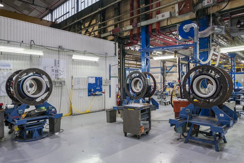 Atelier de bobinage. Equipement des stators. © Région Bourgogne-Franche-Comté, Inventaire du patrimoine