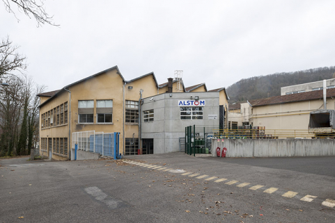 Partie sud de l'atelier principal depuis la rue du Miroir. © Région Bourgogne-Franche-Comté, Inventaire du patrimoine