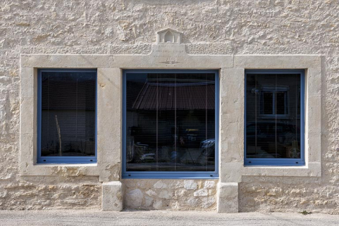 Ouvertures du mur-pignon est. © Région Bourgogne-Franche-Comté, Inventaire du patrimoine