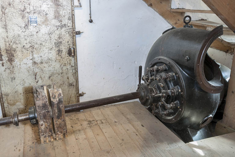Fragment de la turbine de la scierie (déplacée). © Région Bourgogne-Franche-Comté, Inventaire du patrimoine