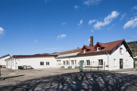 Usine originelle et extension, depuis l'est. © Région Bourgogne-Franche-Comté, Inventaire du patrimoine