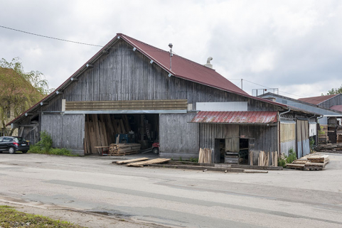 Atelier de scierie vu de trois quarts droite. © Région Bourgogne-Franche-Comté, Inventaire du patrimoine