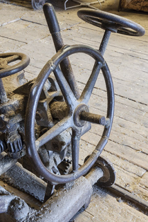 Volants du chariot du châssis. © Région Bourgogne-Franche-Comté, Inventaire du patrimoine