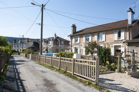 Maisons ouvrières rue Roger Salengro. © Région Bourgogne-Franche-Comté, Inventaire du patrimoine