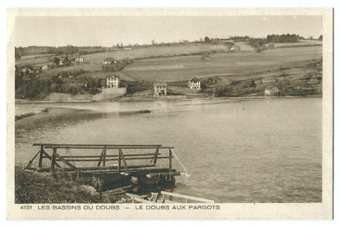 4151 Les bassins du Doubs - Le Doubs aux Pargots, 1ère moitié 20e siècle. © Région Bourgogne-Franche-Comté, Inventaire du patrimoine 4151 Les bassins du Doubs - Le Doubs aux Pargots, 1ère moitié 20e siècle. © Région Bourgogne-Franche-Comté, Inventaire du patrimoine