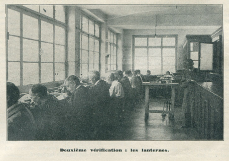 Deuxième vérification : les lanternes, 1933. © Région Bourgogne-Franche-Comté, Inventaire du patrimoine