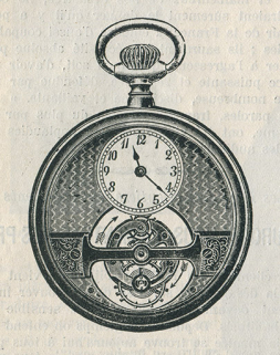 [La "montre phénomène-tourbillon"], 1906. © Région Bourgogne-Franche-Comté, Inventaire du patrimoine
