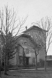 [La maison : façade latérale droite], 1936. © Région Bourgogne-Franche-Comté, Inventaire du patrimoine
