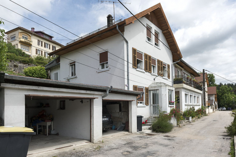 Façades antérieure et latérale gauche. © Région Bourgogne-Franche-Comté, Inventaire du patrimoine