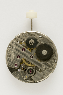 Mouvement France Ebauches FE 233-68-E-21 : face côté ponts. © Région Bourgogne-Franche-Comté, Inventaire du patrimoine Mouvement France Ebauches FE 233-68-E-21 : face côté ponts. © Région Bourgogne-Franche-Comté, Inventaire du patrimoine