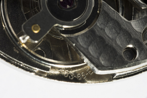 Mouvement FE 233-68-E-21 : numéro de modèle. © Région Bourgogne-Franche-Comté, Inventaire du patrimoine