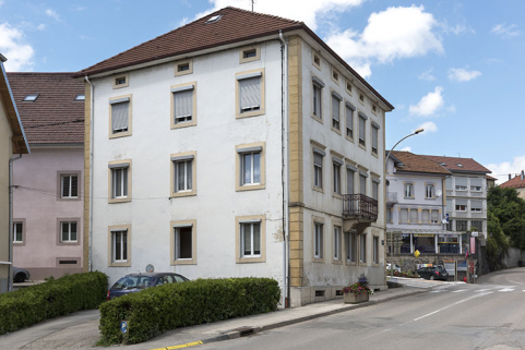 Façades antérieure et latérale gauche. © Région Bourgogne-Franche-Comté, Inventaire du patrimoine