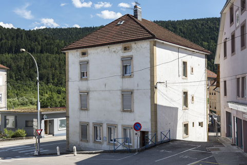 Façades postérieure et latérale droite. © Région Bourgogne-Franche-Comté, Inventaire du patrimoine