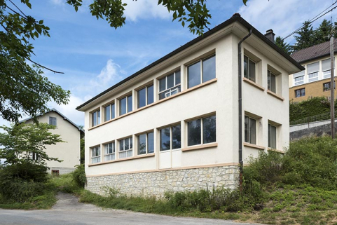 Façades postérieure et latérale gauche. © Région Bourgogne-Franche-Comté, Inventaire du patrimoine Façades postérieure et latérale gauche. © Région Bourgogne-Franche-Comté, Inventaire du patrimoine