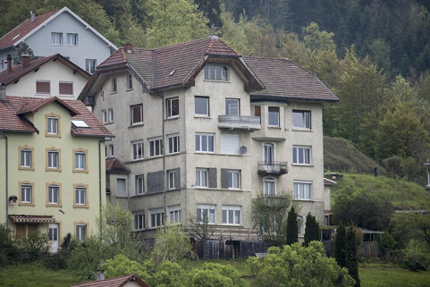 Façades postérieure et latérale droite. © Région Bourgogne-Franche-Comté, Inventaire du patrimoine