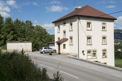 Façades antérieure et latérale droite. © Région Bourgogne-Franche-Comté, Inventaire du patrimoine