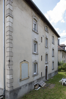 Façade postérieure, de trois quarts gauche. © Région Bourgogne-Franche-Comté, Inventaire du patrimoine