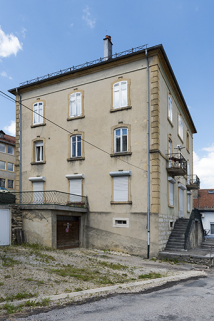 Façade latérale gauche, de trois quarts. © Région Bourgogne-Franche-Comté, Inventaire du patrimoine