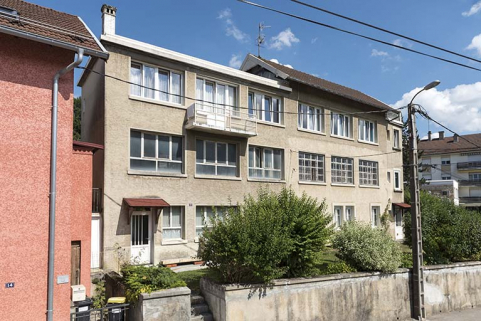 Façade sud, de trois quarts gauche. © Région Bourgogne-Franche-Comté, Inventaire du patrimoine