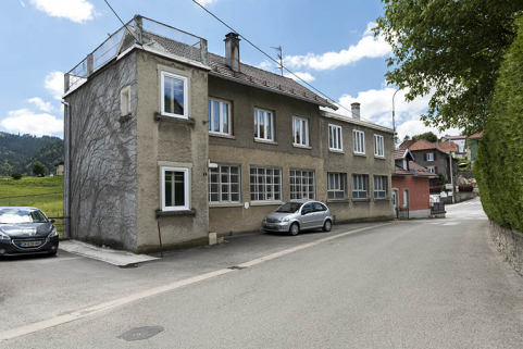 Façade nord, de trois quarts gauche. © Région Bourgogne-Franche-Comté, Inventaire du patrimoine