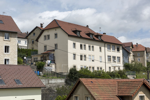 Façades postérieure et latérale gauche. © Région Bourgogne-Franche-Comté, Inventaire du patrimoine