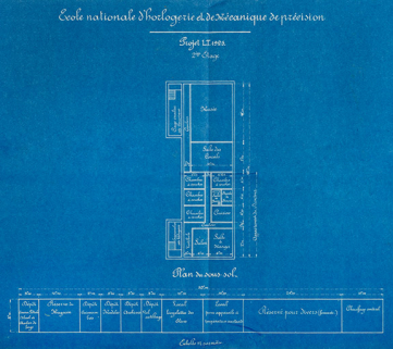 Ecole nationale d'horlogerie et de mécanique de précision. Projet LT 1923. 2ème étage. © Région Bourgogne-Franche-Comté, Inventaire du patrimoine Ecole nationale d'horlogerie et de mécanique de précision. Projet LT 1923. 2ème étage. © Région Bourgogne-Franche-Comté, Inventaire du patrimoine