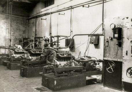 Test des moteurs (?), phot. Stainacre, s.d. [début 20e siècle]. © Région Bourgogne-Franche-Comté, Inventaire du patrimoine