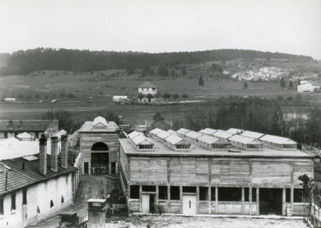 Vue plongeante sur l'atelier sud, phot. Stainacre, s.d. [début 20e siècle]. © Région Bourgogne-Franche-Comté, Inventaire du patrimoine