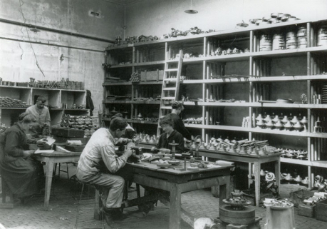Magasin de pièces mécaniques, phot. Stainacre, s.d. [début 20e siècle]. © Région Bourgogne-Franche-Comté, Inventaire du patrimoine