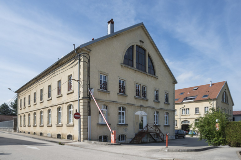 Les chais vus de trois quarts arrière. © Région Bourgogne-Franche-Comté, Inventaire du patrimoine