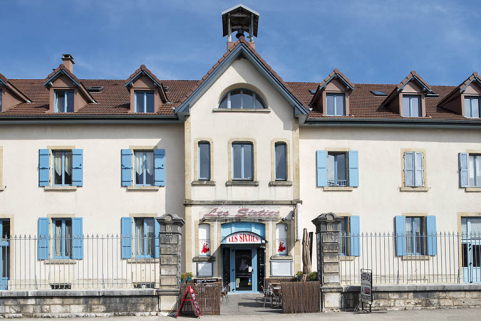 Partie centrale du bâtiment de la distillerie. © Région Bourgogne-Franche-Comté, Inventaire du patrimoine