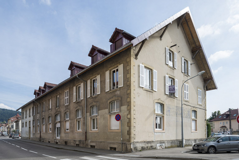 Façade nord et pignon ouest. © Région Bourgogne-Franche-Comté, Inventaire du patrimoine