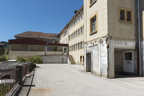 Usine : atelier de mécanique (façade latérale gauche).  © Région Bourgogne-Franche-Comté, Inventaire du patrimoine Usine : atelier de mécanique (façade latérale gauche).  © Région Bourgogne-Franche-Comté, Inventaire du patrimoine