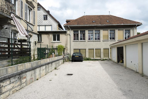 Usine : atelier de mécanique (façade latérale droite).  © Région Bourgogne-Franche-Comté, Inventaire du patrimoine Usine : atelier de mécanique (façade latérale droite).  © Région Bourgogne-Franche-Comté, Inventaire du patrimoine