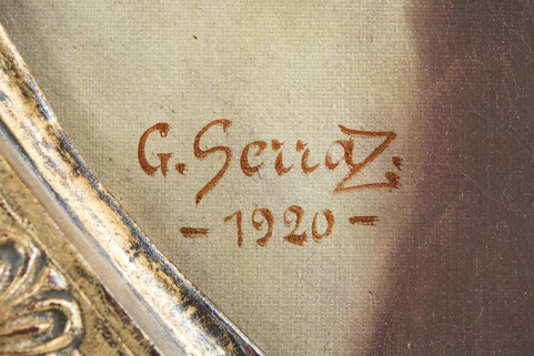 Portrait d'Henri Vuez : signature de Georges Serraz. © Région Bourgogne-Franche-Comté, Inventaire du patrimoine Portrait d'Henri Vuez : signature de Georges Serraz. © Région Bourgogne-Franche-Comté, Inventaire du patrimoine