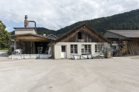 Site d'origine : façade postérieure de l'atelier de fabrication nord. © Région Bourgogne-Franche-Comté, Inventaire du patrimoine