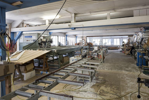 Site d'origine, atelier de fabrication nord : intérieur du deuxième niveau, depuis l'est. © Région Bourgogne-Franche-Comté, Inventaire du patrimoine