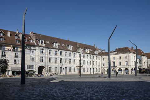 Vue d'ensemble, depuis la place de la Révolution. © Région Bourgogne-Franche-Comté, Inventaire du patrimoine Vue d'ensemble, depuis la place de la Révolution. © Région Bourgogne-Franche-Comté, Inventaire du patrimoine