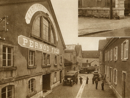 Entrepôts de la société Hémard-Pernod Fils, photogr., s.d. [vers 1930]. © Région Bourgogne-Franche-Comté, Inventaire du patrimoine
