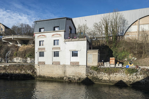 Transformateur. Façade sud. © Région Bourgogne-Franche-Comté, Inventaire du patrimoine