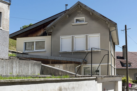 Atelier occidental : façade latérale gauche. © Région Bourgogne-Franche-Comté, Inventaire du patrimoine Atelier occidental : façade latérale gauche. © Région Bourgogne-Franche-Comté, Inventaire du patrimoine