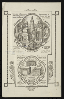 Catalogue proposant des modèles de monument aux morts. © Région Bourgogne-Franche-Comté, Inventaire du patrimoine