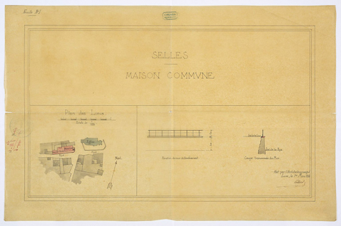 Localisation de l'ancienne mairie avant son transfert. © Région Bourgogne-Franche-Comté, Inventaire du patrimoine