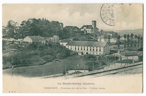 Vue générale de Passavant depuis la Côte, carte postale. © Région Bourgogne-Franche-Comté, Inventaire du patrimoine