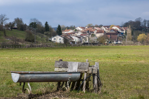 Vue sur le village. © Région Bourgogne-Franche-Comté, Inventaire du patrimoine