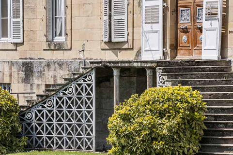 L'escalier double, façade sud. © Région Bourgogne-Franche-Comté, Inventaire du patrimoine