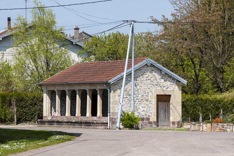 Lavoir-fontaine du colombier. © Région Bourgogne-Franche-Comté, Inventaire du patrimoine Lavoir-fontaine du colombier. © Région Bourgogne-Franche-Comté, Inventaire du patrimoine