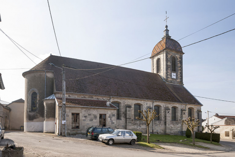 Vue sur la façade nord. © Région Bourgogne-Franche-Comté, Inventaire du patrimoine