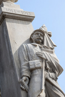 Détail du "poilu". © Région Bourgogne-Franche-Comté, Inventaire du patrimoine Détail du "poilu". © Région Bourgogne-Franche-Comté, Inventaire du patrimoine