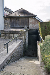Le lavoir et son accès depuis la rue du Cornot. © Région Bourgogne-Franche-Comté, Inventaire du patrimoine Le lavoir et son accès depuis la rue du Cornot. © Région Bourgogne-Franche-Comté, Inventaire du patrimoine